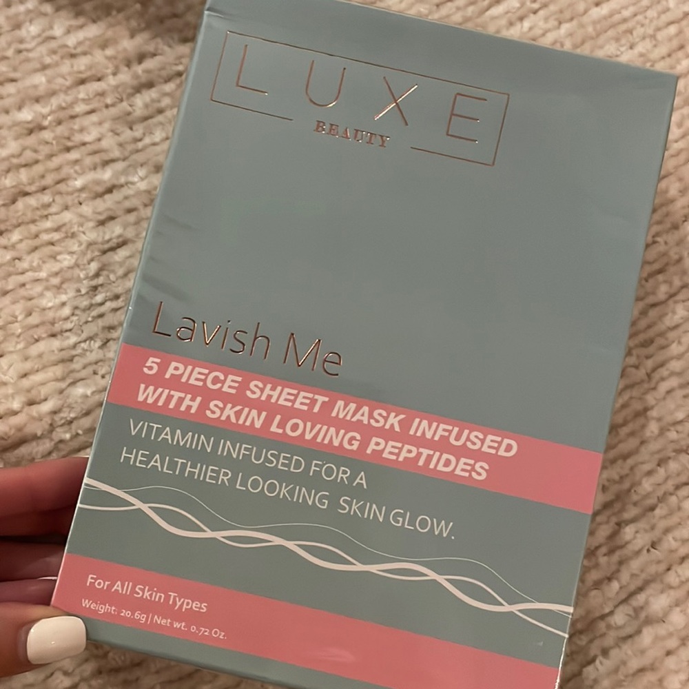 Luxe Beauty Lavish Me Facial Sheet Masks